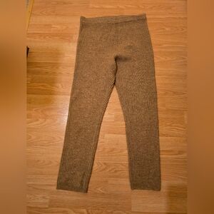 Cleo Warm Brown Knit Pants